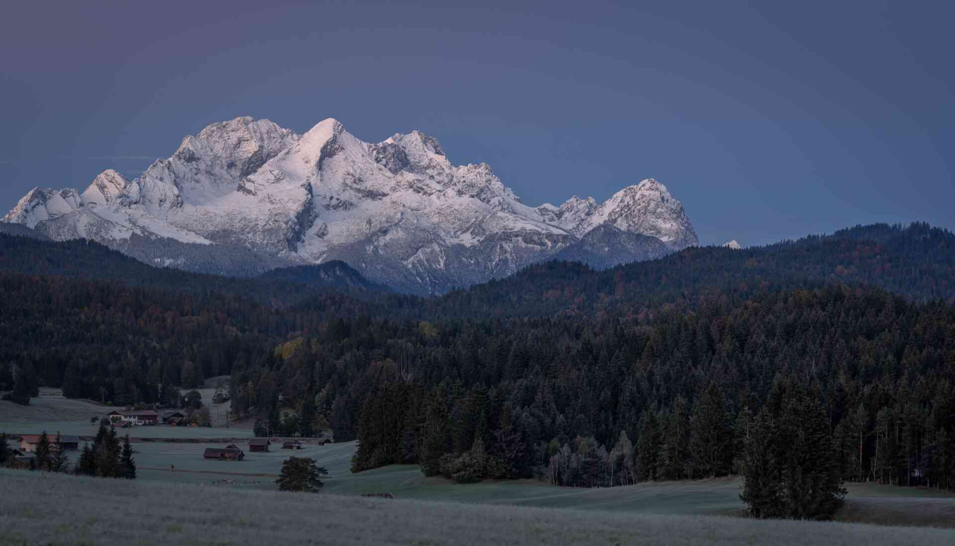 Die Alpspitze im Herbst.